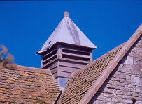 The louver at Kelston, Somerset, after restoration.